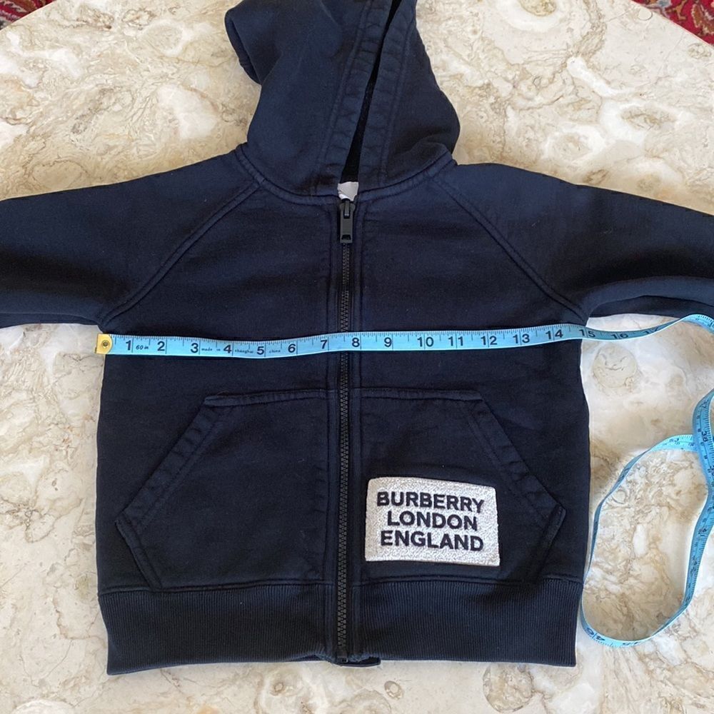 Burberry Luther Full Zip Hoodie Sweatshirt - Picture 11 of 12